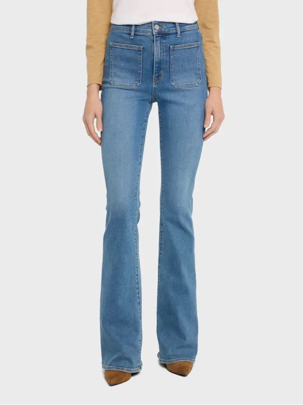 Veronica Beard Beverly Skinny Flare Jeans